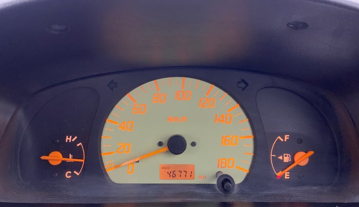 2008 Maruti Alto LXI, Petrol, Manual, 46,829 km, Odometer Image