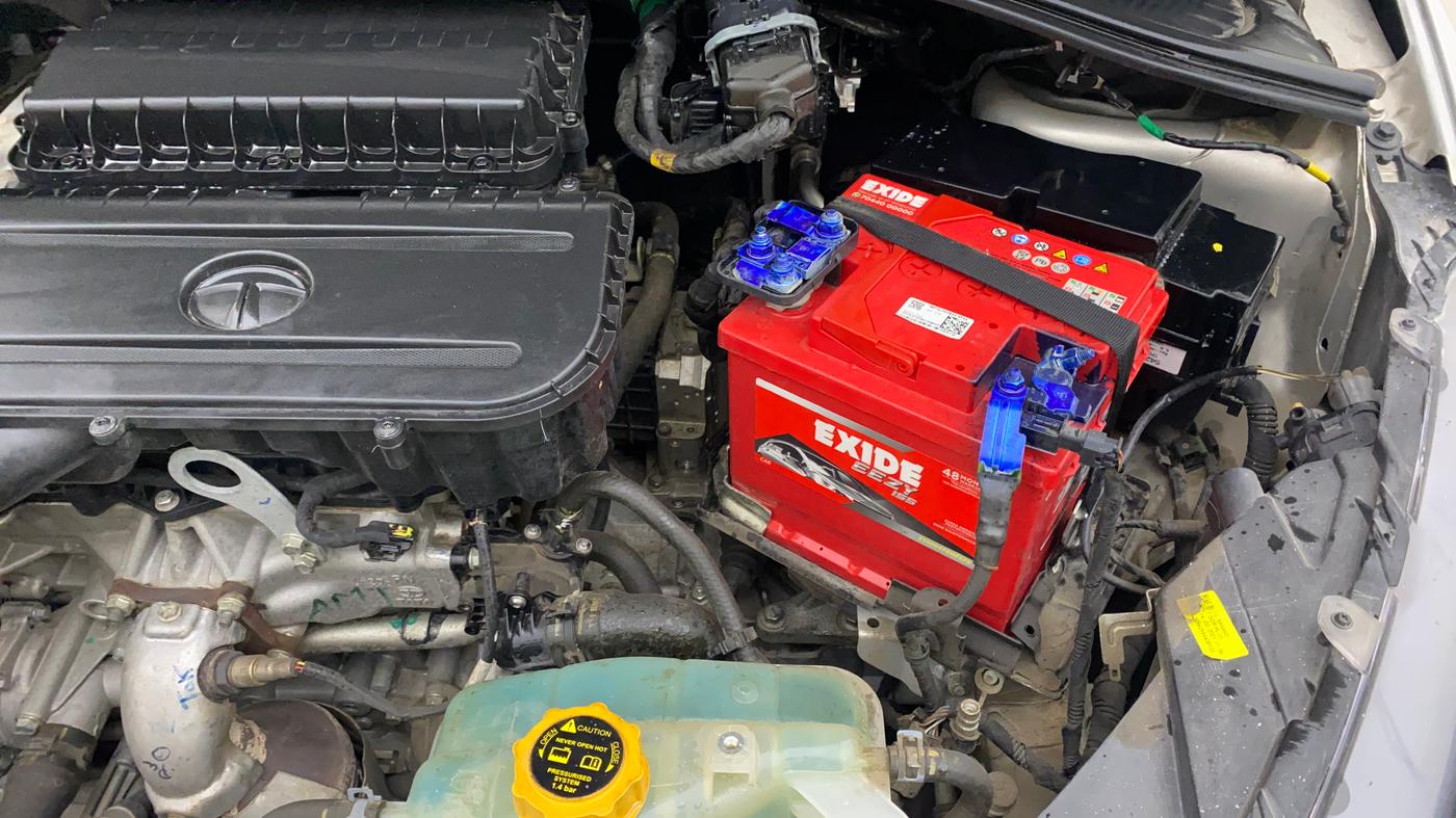 2021 Tata TIGOR XZA PLUS PETROL, Petrol, Automatic, 7,379 km, Engine View - Left