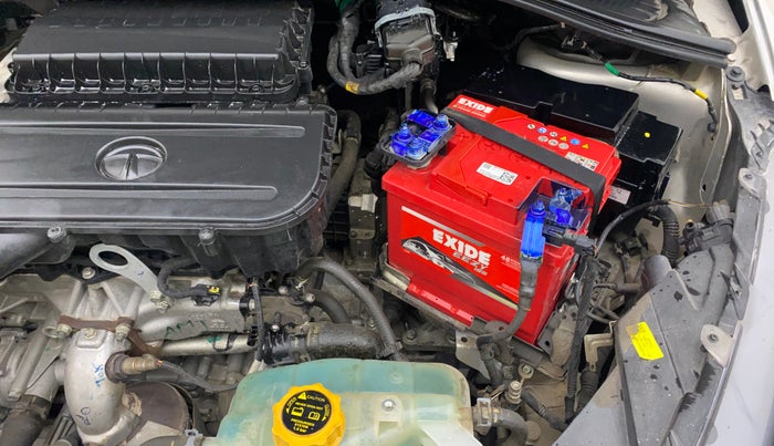 2021 Tata TIGOR XZA PLUS PETROL, Petrol, Automatic, 7,379 km, Engine View - Left