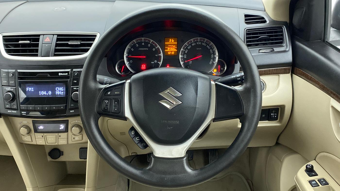 2015 Maruti Swift Dzire ZXI 1.2 BS IV, Petrol, Manual, 94,428 km, Steering Wheel Close Up