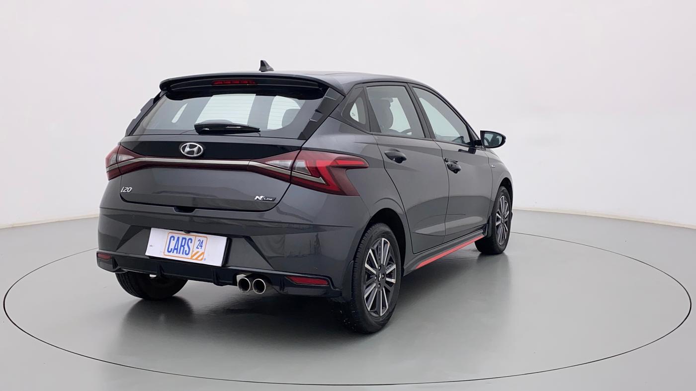 2022 Hyundai NEW I20 N LINE N8 1.0 TURBO GDI DCT, Petrol, Automatic, 9,549 km, Right Back Diagonal