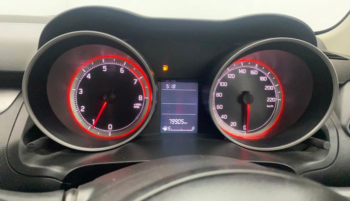 2021 Maruti Swift VXI, Petrol, Manual, 79,886 km, Odometer Image