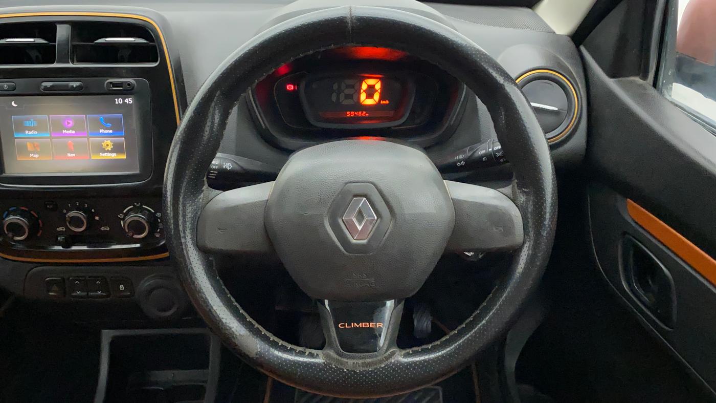 2018 Renault Kwid CLIMBER 1.0, Petrol, Manual, 59,535 km, Steering Wheel Close Up