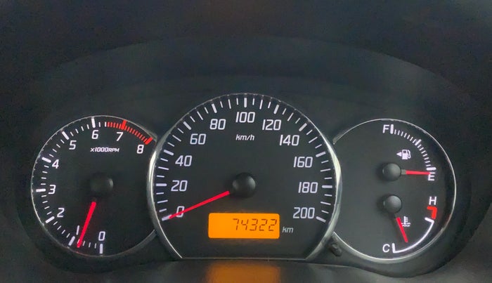 2011 Maruti Swift Dzire VXI, CNG, Manual, 74,321 km, Odometer Image