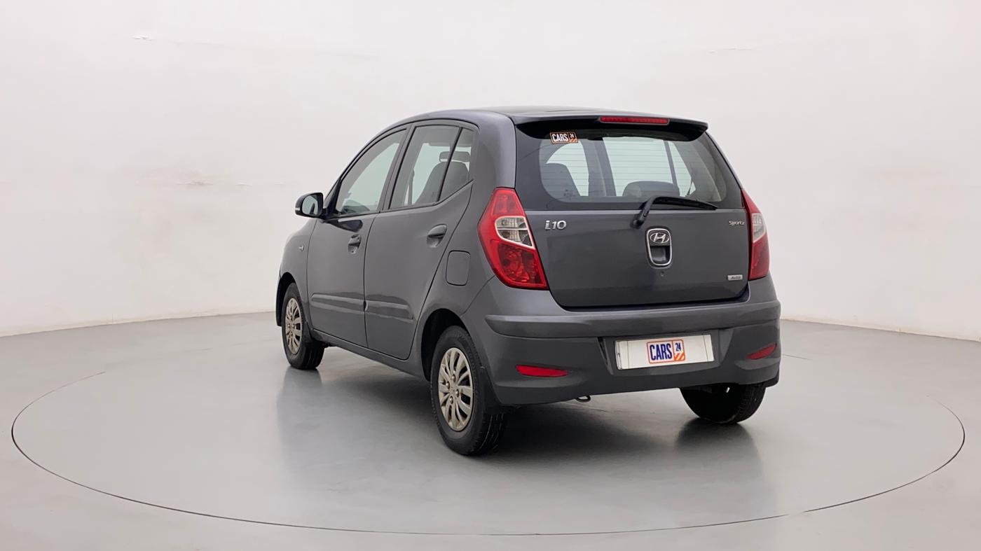 2013 Hyundai i10 SPORTZ 1.2 AT, Petrol, Automatic, 78,126 km, Left Back Diagonal