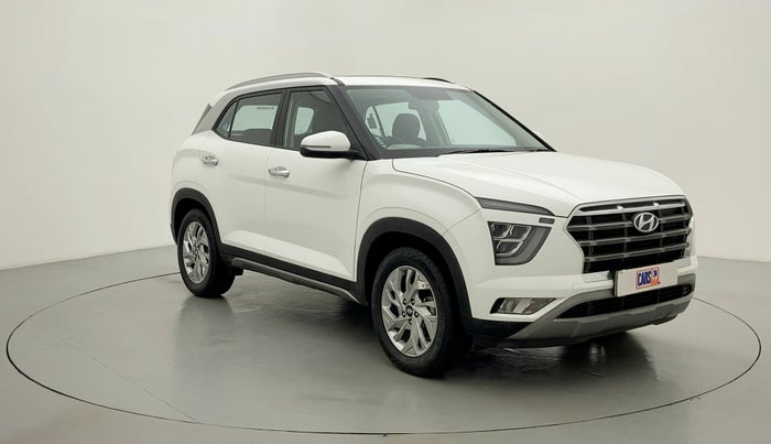 2021 Hyundai Creta SX PETROL MT, Petrol, Manual, 7,550 km, Right Front Diagonal