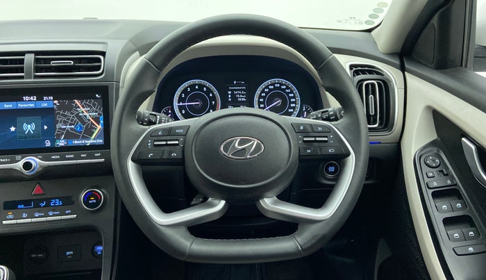 2021 Hyundai Creta SX PETROL MT, Petrol, Manual, 7,550 km, Steering Wheel Close Up