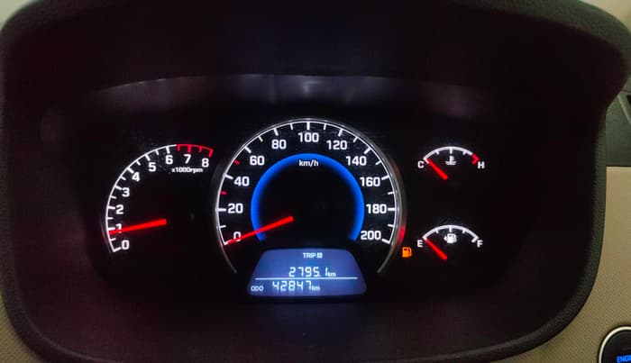 2017 Hyundai Grand i10 ASTA 1.2 KAPPA VTVT, Petrol, Manual, 42,811 km, Odometer Image