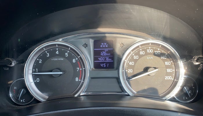 2018 Maruti Ciaz ALPHA 1.4 PETROL, Petrol, Manual, 40,076 km, Odometer Image