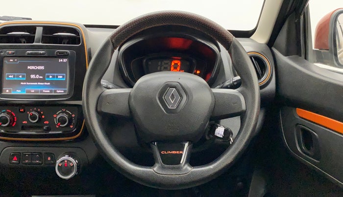 2017 Renault Kwid CLIMBER 1.0 AMT, Petrol, Automatic, 19,408 km, Steering Wheel Close Up