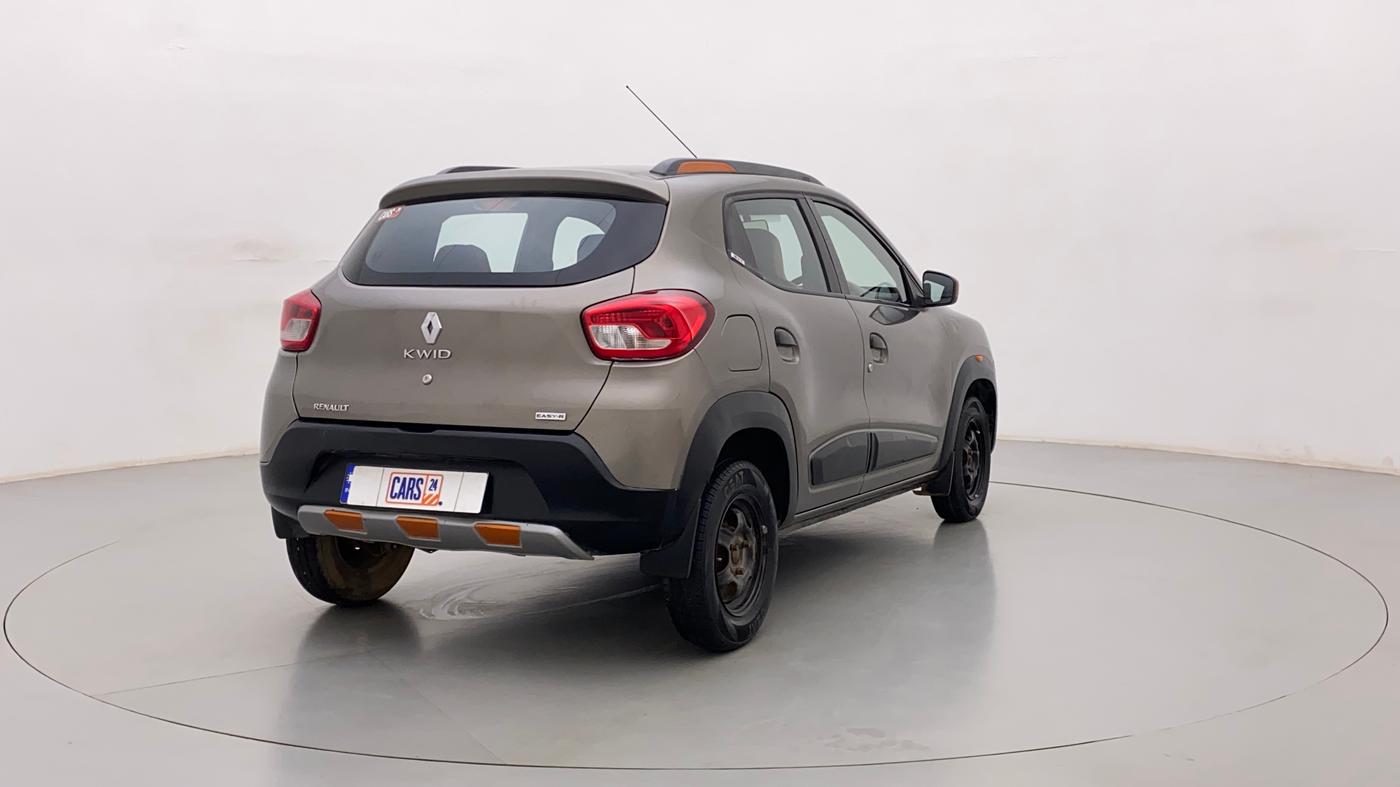 2017 Renault Kwid CLIMBER 1.0 AMT, Petrol, Automatic, 19,408 km, Right Back Diagonal