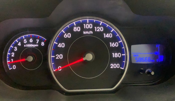 2012 Hyundai i10 ERA 1.1, Petrol, Manual, 58,666 km, Odometer Image