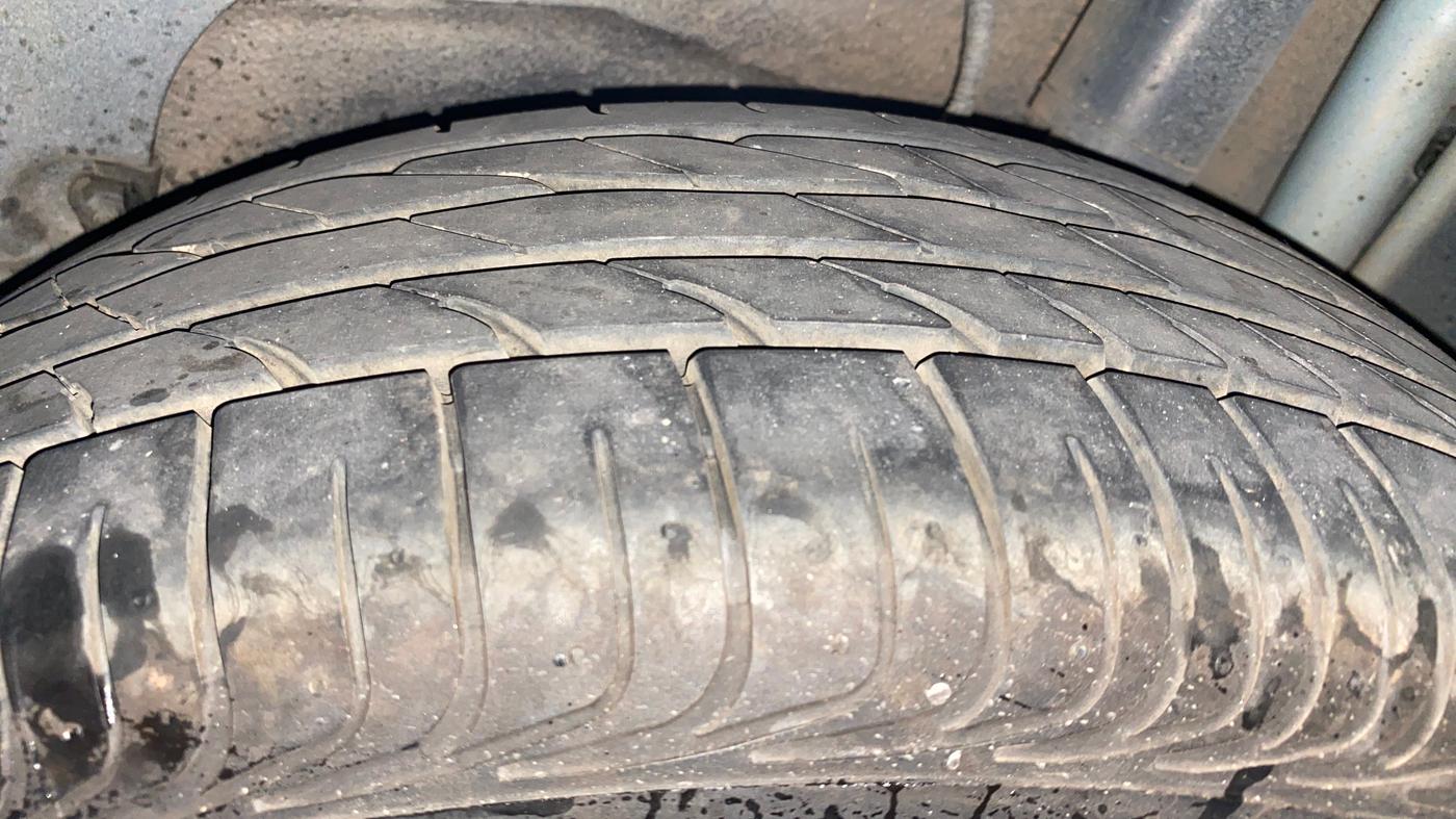 2015 Tata Zest XT PETROL, Petrol, Manual, 58,543 km, Left Rear Tyre Tread