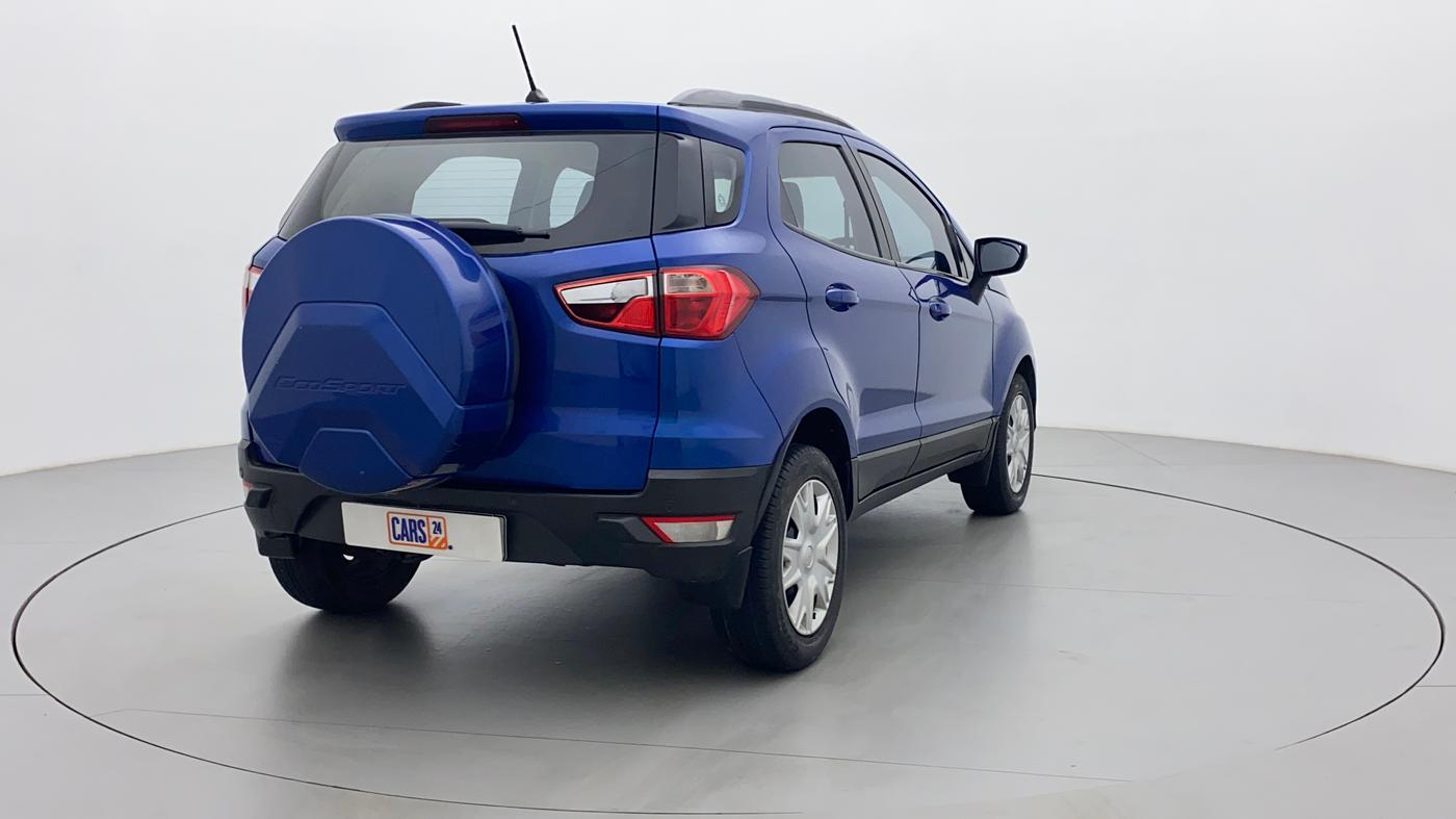 2018 Ford Ecosport TREND + 1.5L PETROL AT, Petrol, Automatic, 93,427 km, Right Back Diagonal