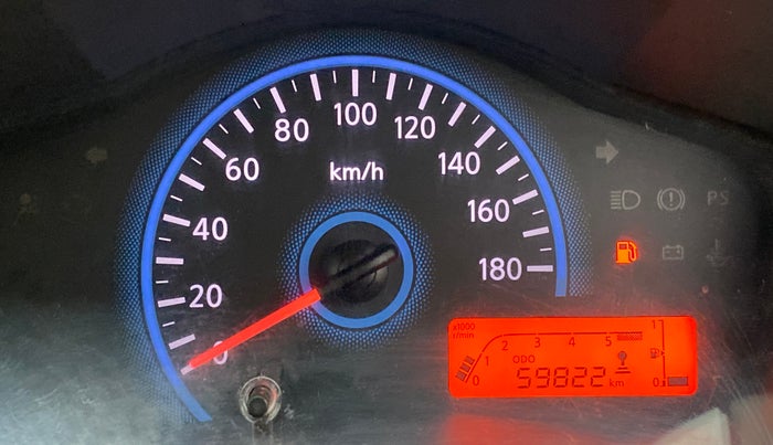 2016 Datsun Redi Go T (O), Petrol, Manual, 59,893 km, Odometer Image