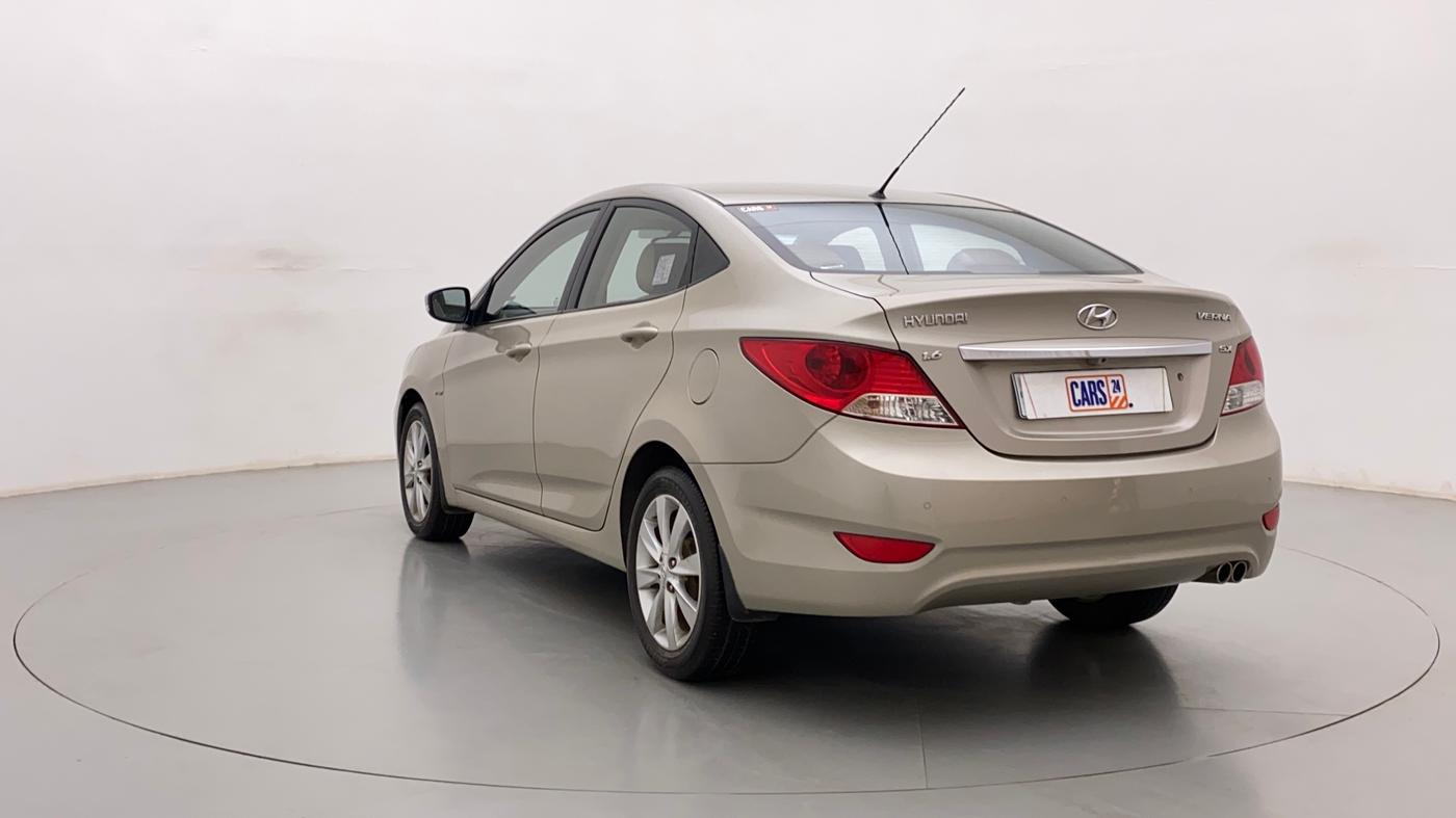 2011 Hyundai Verna FLUIDIC 1.6 VTVT SX, Petrol, Manual, 50,587 km, Left Back Diagonal