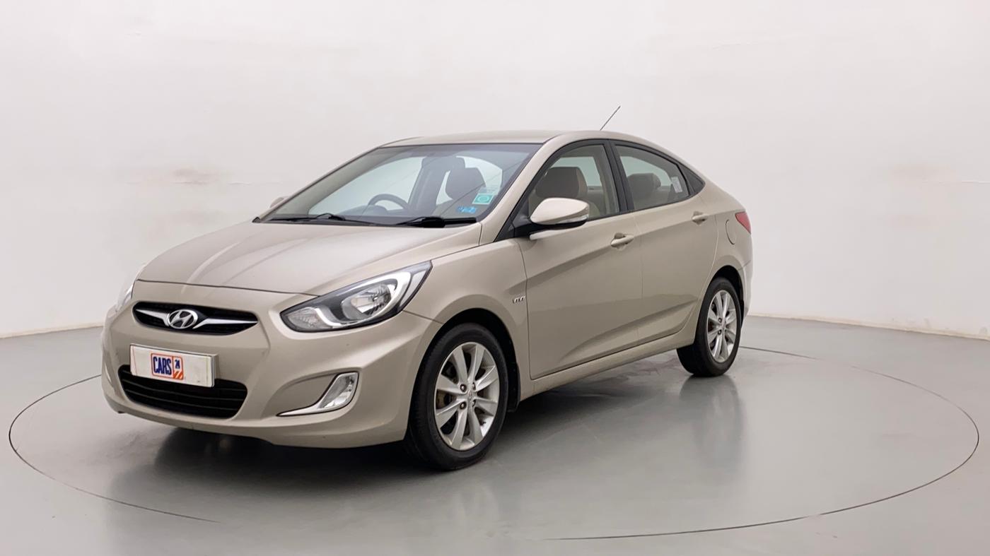 2011 Hyundai Verna FLUIDIC 1.6 VTVT SX, Petrol, Manual, 50,587 km, Left Front Diagonal