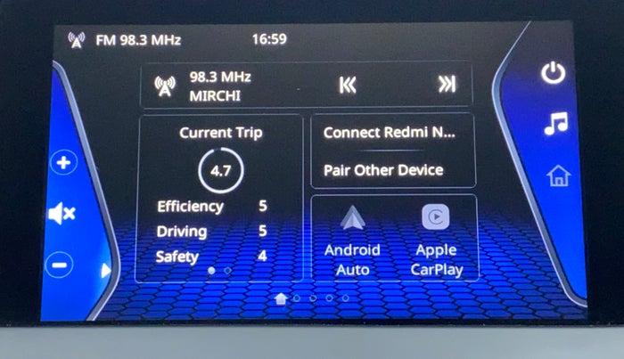 2021 Tata NEXON XZ 1.2, Petrol, Manual, 4,382 km, Infotainment System