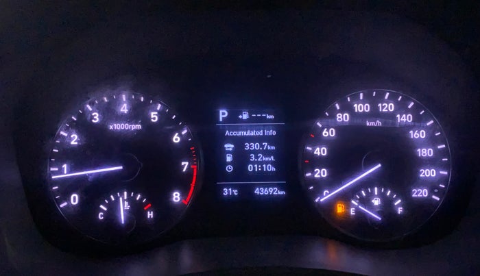2018 Hyundai Verna 1.6 VTVT SX (O) AT, Petrol, Automatic, 43,684 km, Odometer Image