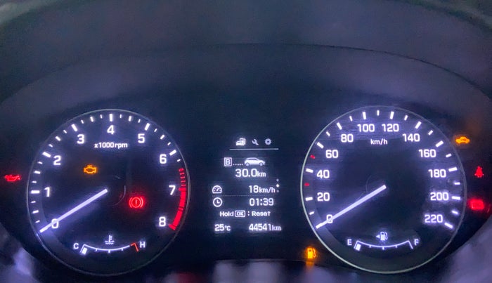 2016 Hyundai Elite i20 ASTA 1.2 (O), Petrol, Manual, 44,693 km, Odometer View