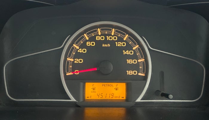 2021 Maruti Alto LXI CNG, CNG, Manual, 45,138 km, Odometer Image