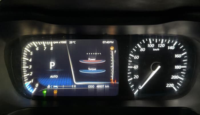 2022 Tata ALTROZ XZA PLUS DARK EDTION, Petrol, Automatic, 48,936 km, Odometer Image