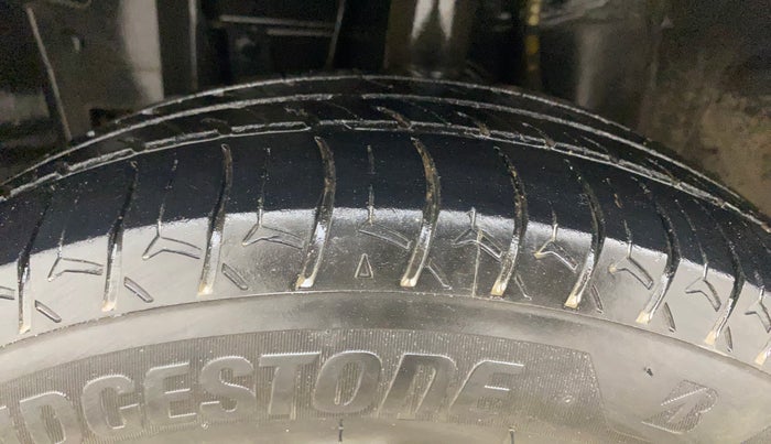 2018 Datsun Go T, Petrol, Manual, 1,20,402 km, Left Front Tyre Tread