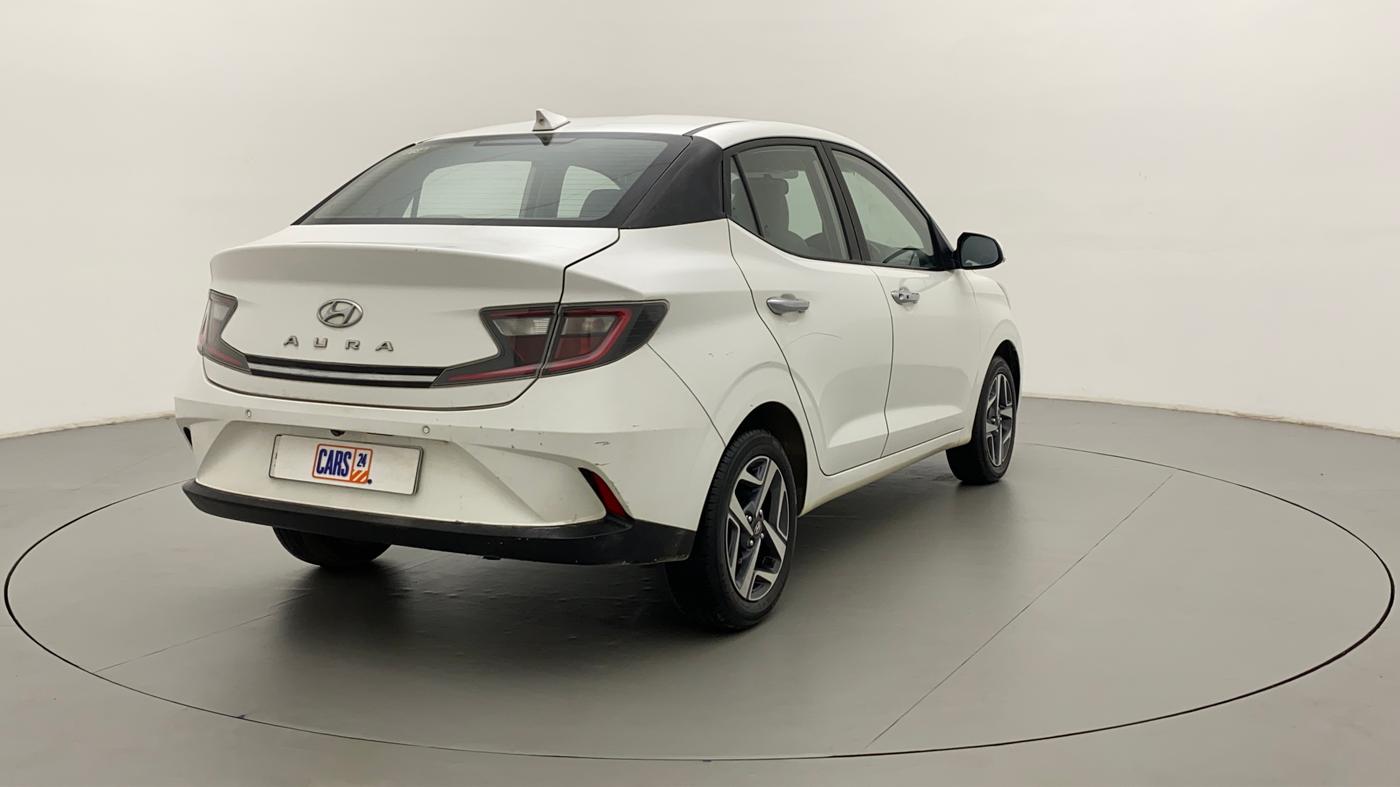 2020 Hyundai AURA SX 1.2 (O), Petrol, Manual, 5,028 km, Right Back Diagonal