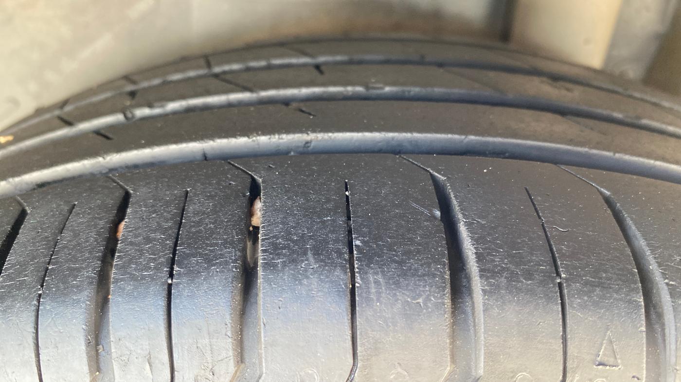 2018 Ford Figo Aspire TITANIUM 1.5 PETROL AT, Petrol, Automatic, 82,888 km, Left Rear Tyre Tread
