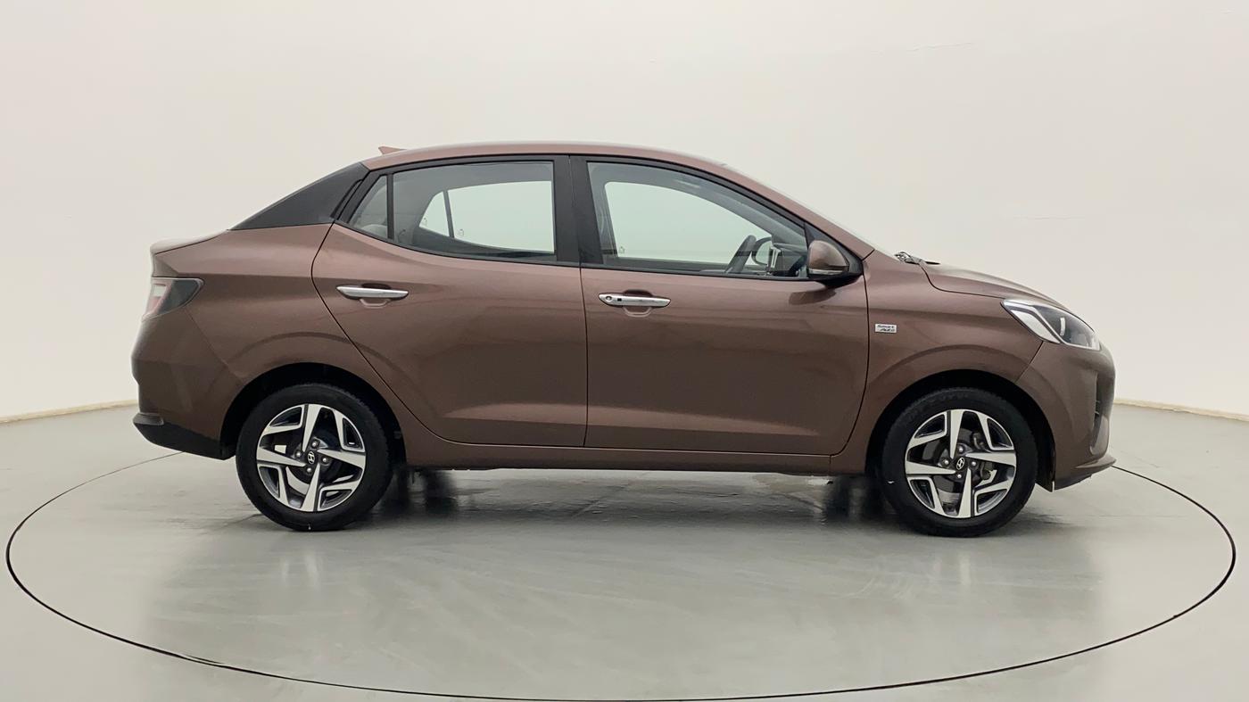 2020 Hyundai AURA SX PLUS 1.2 AMT, Petrol, Automatic, 26,202 km, Right Side View