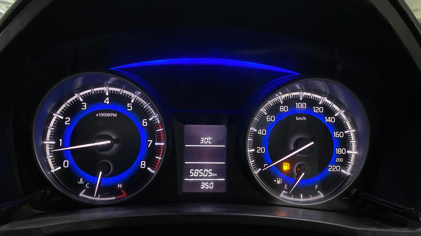 2017 Maruti Baleno DELTA PETROL 1.2, Petrol, Manual, 58,169 km, Odometer Image