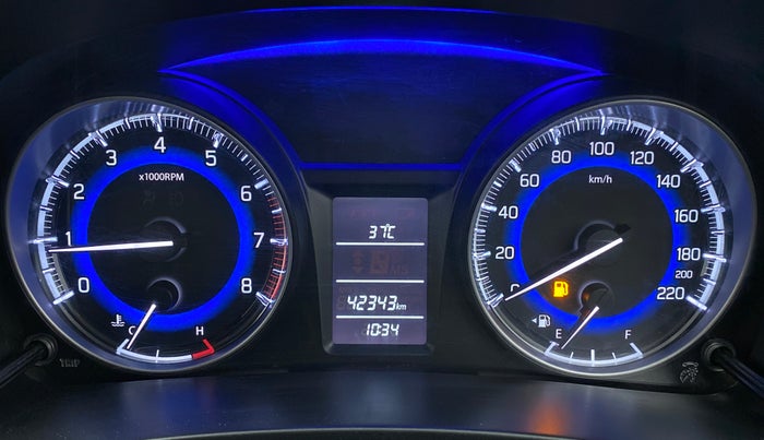2019 Maruti Baleno DELTA PETROL 1.2, Petrol, Manual, 42,343 km, Odometer Image