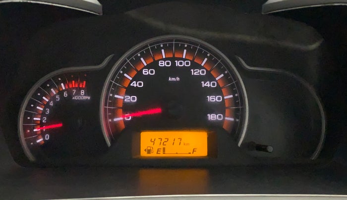 2017 Maruti Alto K10 VXI, Petrol, Manual, 47,217 km, Odometer Image