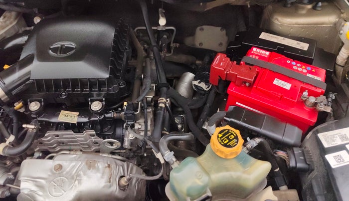 2022 Tata NEXON XZA PLUS (PREMIUM) KAZIRANGA PETROL, Petrol, Automatic, 52,830 km, Engine View - Left