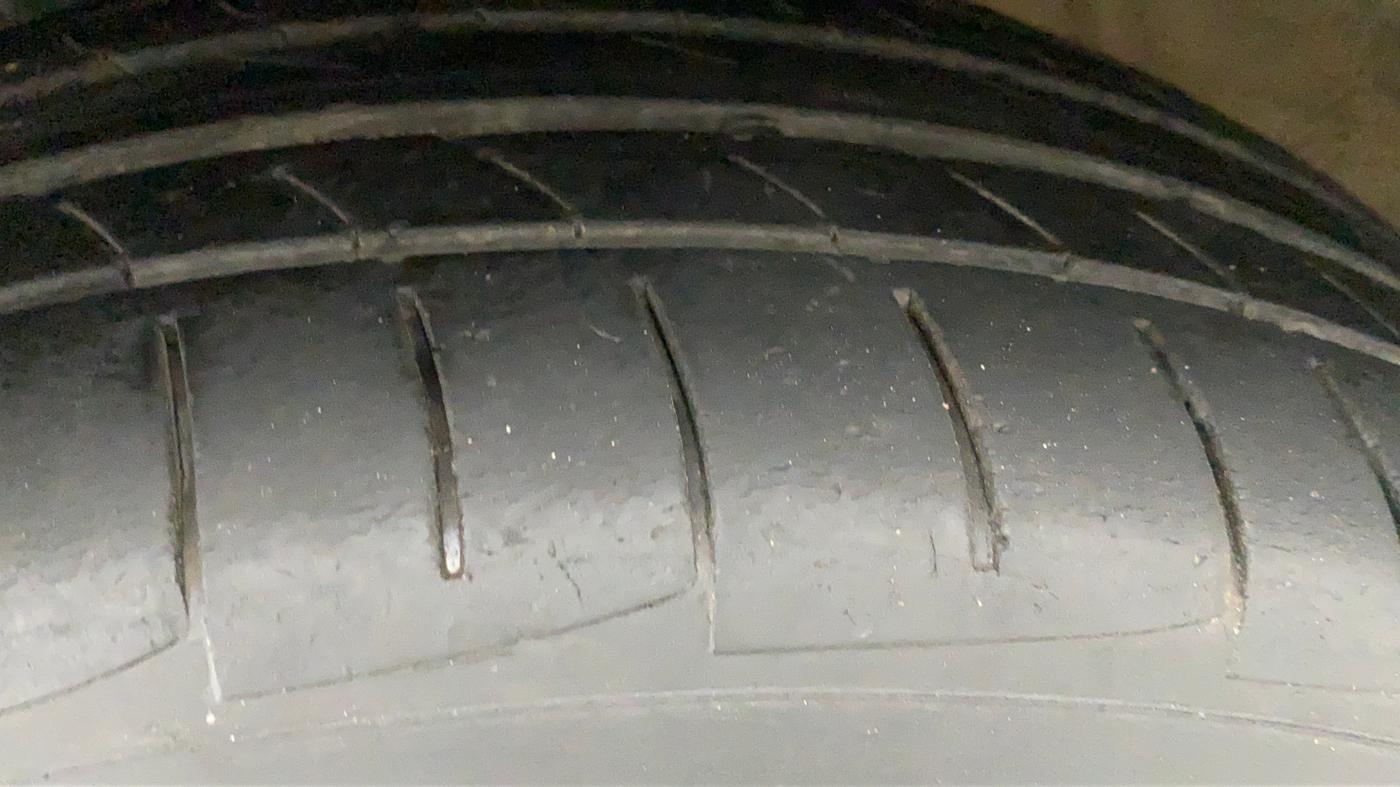 2021 Hyundai Verna E 1.5 PETROL, Petrol, Manual, 33,832 km, Left Rear Tyre Tread