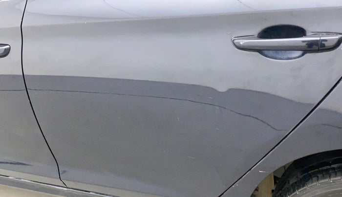 2021 Hyundai Verna E 1.5 PETROL, Petrol, Manual, 33,832 km, Rear left door - Slightly dented
