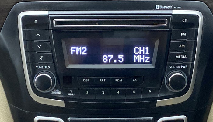 2017 Maruti Ciaz ZETA 1.4 VVT, Petrol, Manual, 24,167 km, Infotainment System