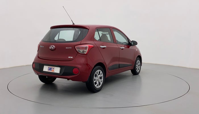 2017 Hyundai Grand i10 SPORTZ 1.2 KAPPA VTVT, Petrol, Manual, 31,463 km, Right Back Diagonal