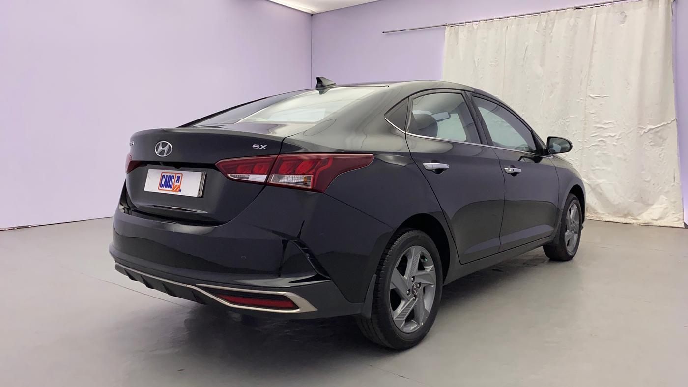 2021 Hyundai Verna SX 1.5 VTVT IVT, Petrol, Automatic, 40,261 km, Right Back Diagonal