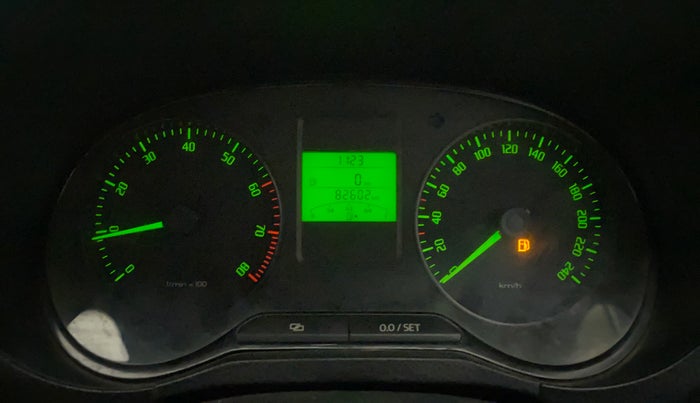 2013 Skoda Rapid AMBITION 1.6 MPI MT PLUS, Petrol, Manual, 82,602 km, Odometer Image
