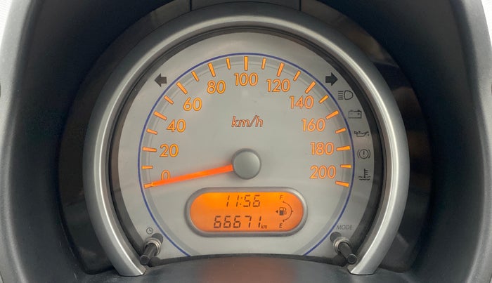 2013 Maruti Ritz VXI, Petrol, Manual, 66,713 km, Odometer Image