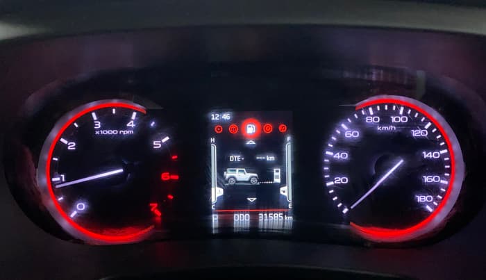 2023 Mahindra Thar LX P 2WD AT HT, Petrol, Automatic, 31,585 km, Odometer Image