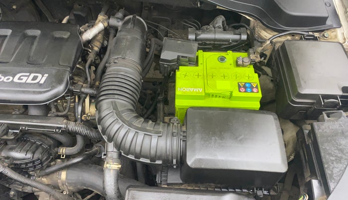 2020 KIA SONET HTX 1.0 IMT, Petrol, Manual, 1,04,558 km, Engine View - Left