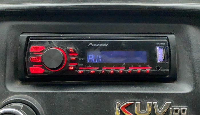 2018 Mahindra KUV 100 NXT K2 P 6 STR, Petrol, Manual, 78,861 km, Infotainment System