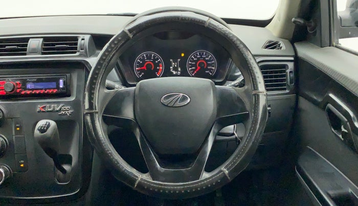 2018 Mahindra KUV 100 NXT K2 P 6 STR, Petrol, Manual, 78,861 km, Steering Wheel Close Up