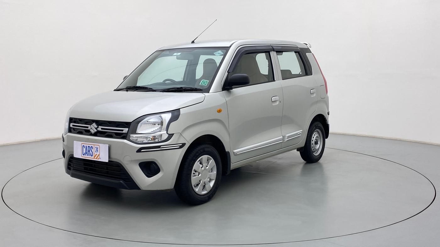 2021 Maruti New Wagon-R LXI CNG 1.0 L, CNG, Manual, 18,687 km, Left Front Diagonal