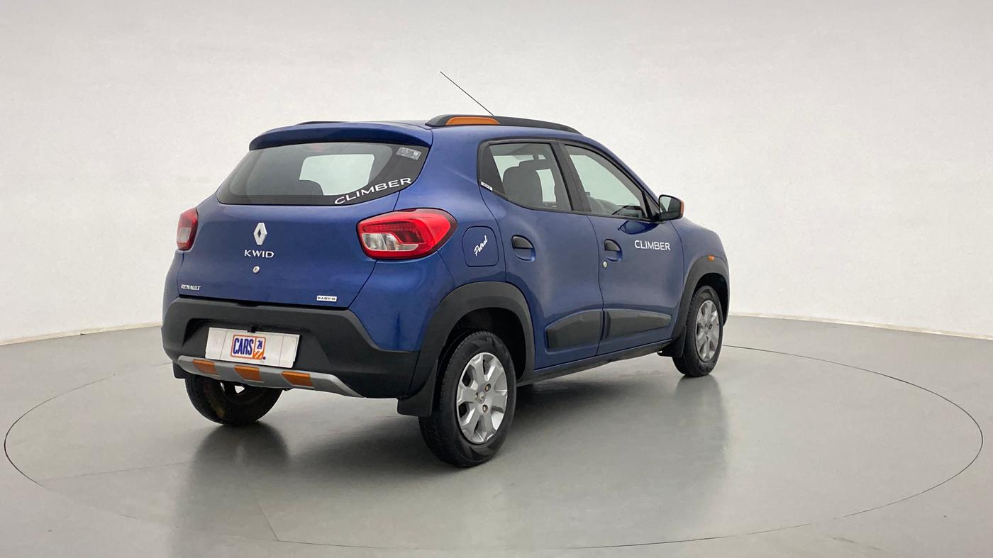 2017 Renault Kwid CLIMBER 1.0 AT, Petrol, Automatic, 23,090 km, Right Back Diagonal
