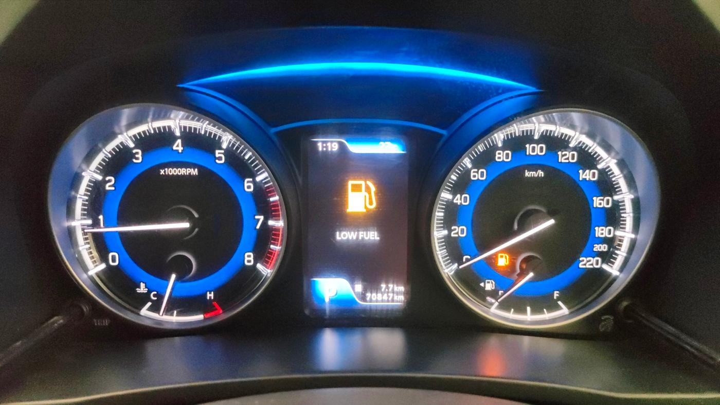 2020 Toyota Glanza V CVT, Petrol, Automatic, 70,863 km, Odometer Image