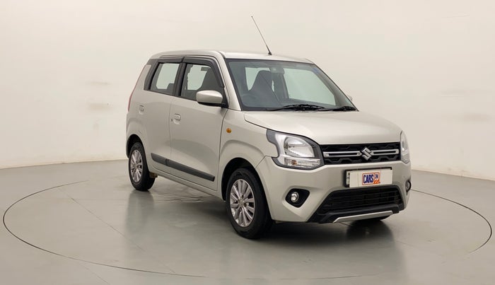 2019 Maruti New Wagon-R VXI (O) 1.2 AMT, Petrol, Automatic, 43,764 km, Right Front Diagonal