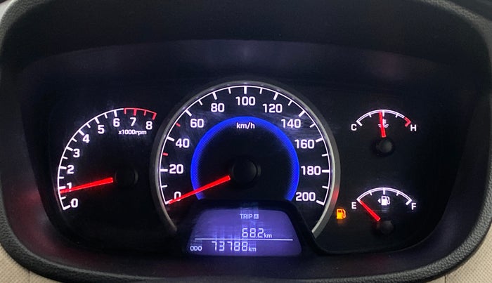 2018 Hyundai Grand i10 MAGNA 1.2 KAPPA VTVT, Petrol, Manual, 73,758 km, Odometer Image
